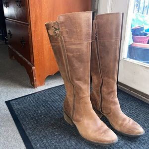 Size 7 tall boots “Born” brand